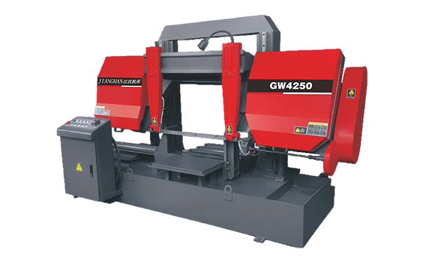 天柱GW4250双柱龙门卧式带锯床